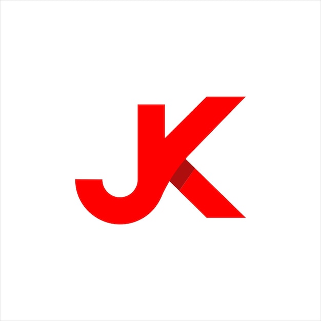Icône Simple De Conception Initiale Du Logo Jk