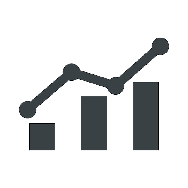 Icône de statistique de données