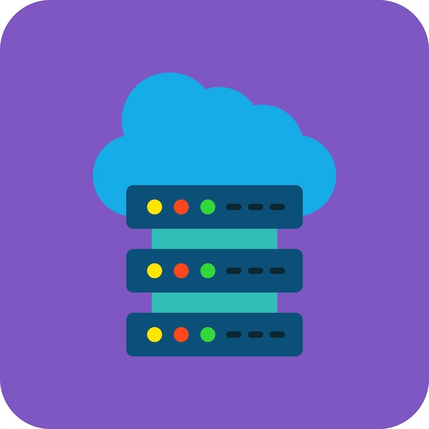 Icône de stockage dans le nuage
