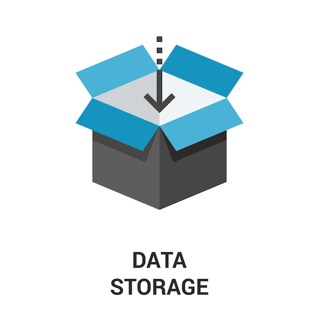 Icône De Stockage De Données