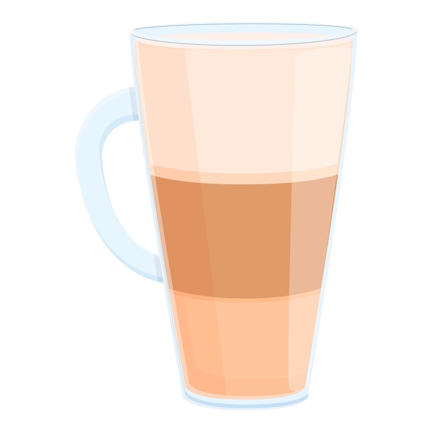 Icône de sucre latte Dessin animé de l'icône de vecteur de sucre latte pour la conception de sites Web isolée sur fond blanc