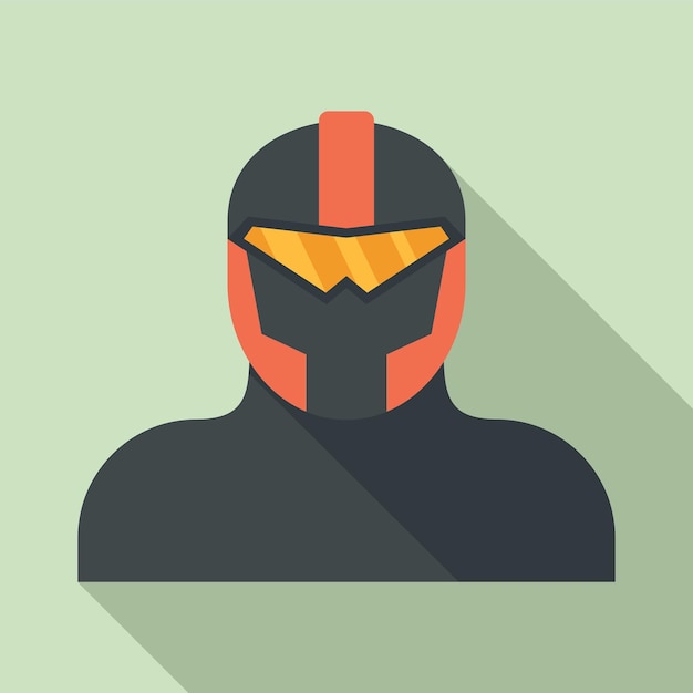 Vecteur icône de super-héros de fer illustration plate de l'icône de vecteur de super-héros de fer pour la conception de sites web