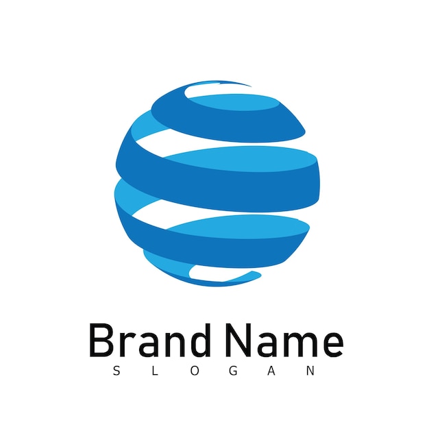 Icône De Symbole Globe Logo Entreprise