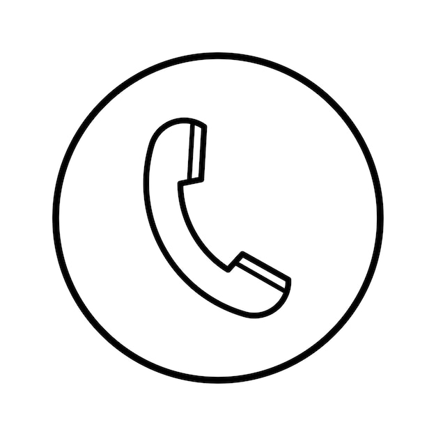 Vecteur icône de téléphone