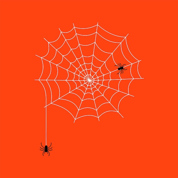 Vecteur icône de toile d'araignée pour le design d'halloween