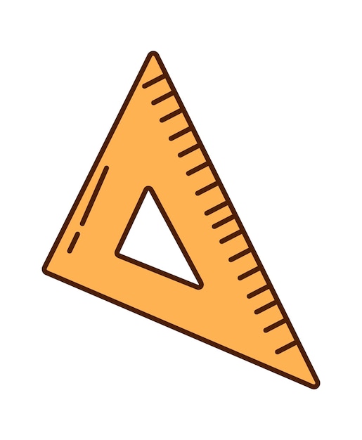 Icône Triangle Retour à L'élément De Conception De L'école Illustration Vectorielle