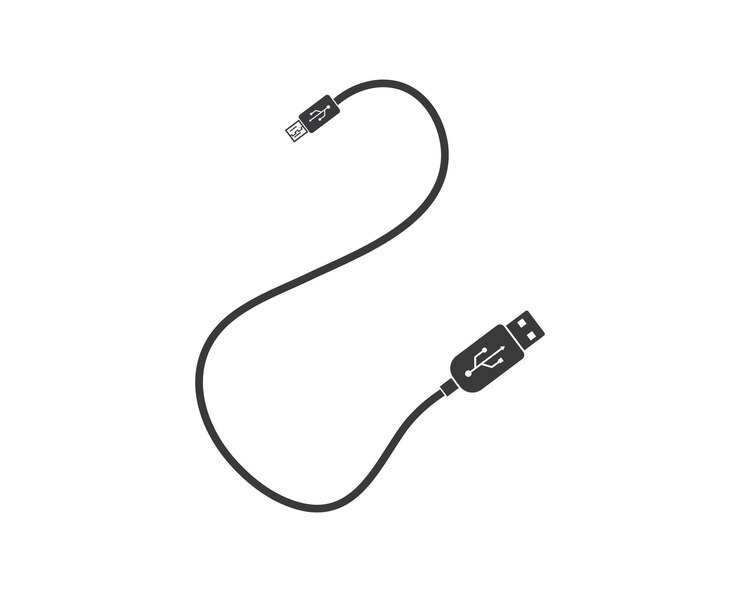 Icône USB Illustration vectorielle