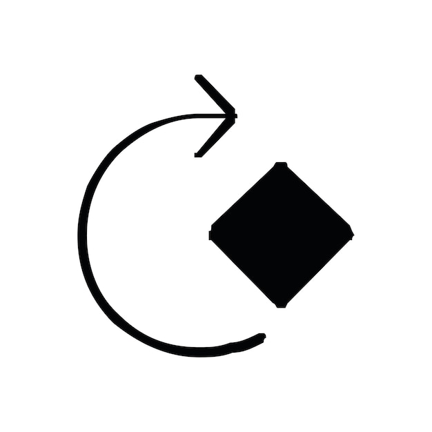 Vecteur icône de vecteur d'actions signe isolé de contour icône linéaire
