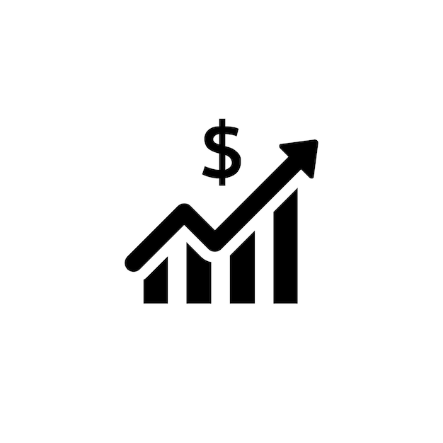 Icône De Vecteur Dollar Stats