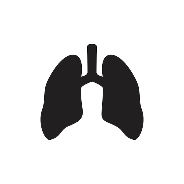 icône vecteur pulmonaire Illustration de la santé et de la conception médicale