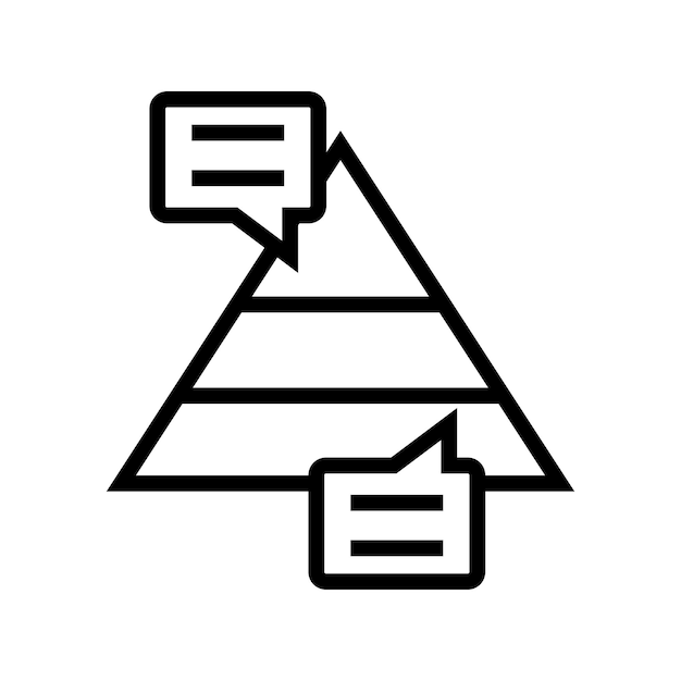 Icône De Vecteur Triangulaire