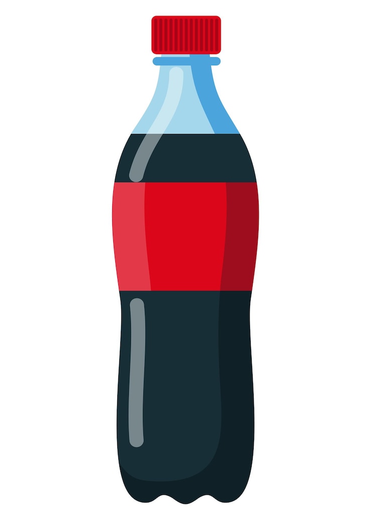Vecteur icône vectorielle de bouteille en plastique1