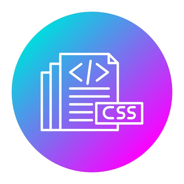 L'icône vectorielle CSS peut être utilisée pour l'icône sans code