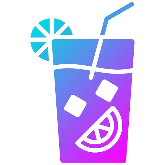Vecteur l'icône vectorielle du cocktail caipirinha peut être utilisée pour l'icône de festa junina