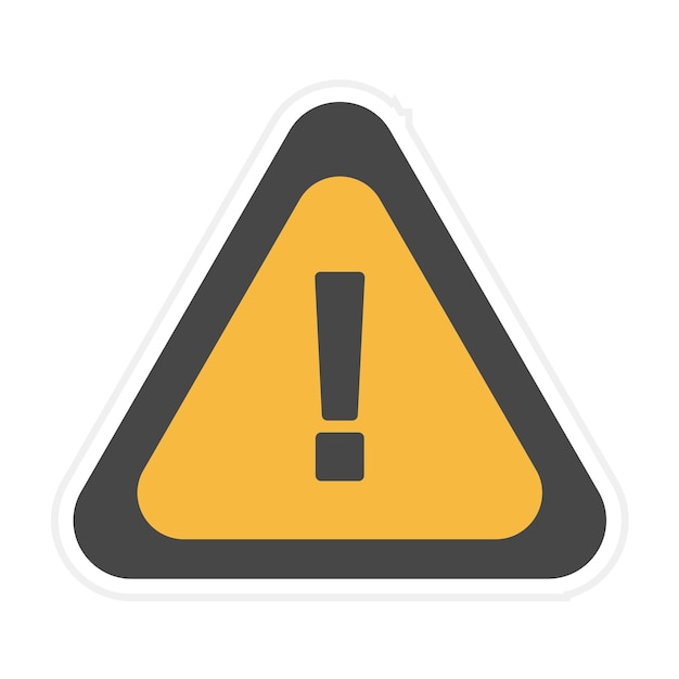 Vecteur l'icône vectorielle du panneau d'avertissement peut être utilisée pour le jeu d'icônes d'énergie nucléaire