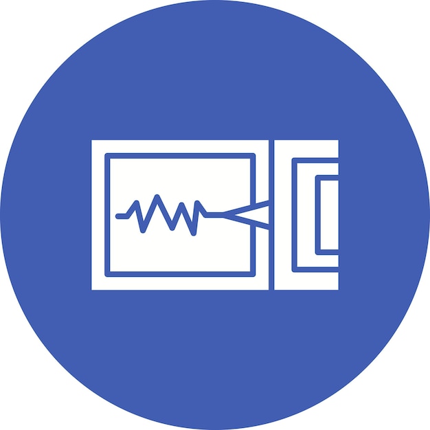 Vecteur l'icône vectorielle du sismographe peut être utilisée pour l'icône de catastrophe naturelle