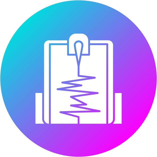 Vecteur l'icône vectorielle du sismographe peut être utilisée pour l'icône de catastrophe naturelle