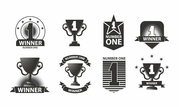 icône vectorielle du trophée et des récompenses