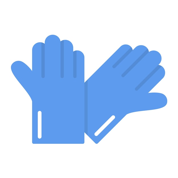 L'icône vectorielle des gants peut être utilisée pour le jeu d'icônes de football