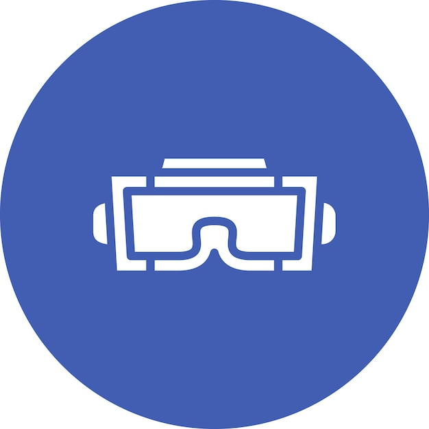 Vecteur l'icône vectorielle des lunettes vr est une illustration de l'icône des appareils électroniques.