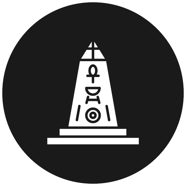 L'icône Vectorielle De L'obélisque Peut être Utilisée Pour L'icône De L'histoire