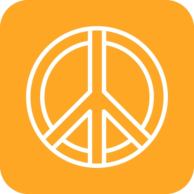 Vecteur l'icône vectorielle de la paix est une illustration de l'icône de la diplomatie.