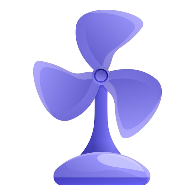 Vecteur icône de ventilateur de bureau cartoon de l'icône vectorielle du ventilateur de bureau pour la conception web isolée sur fond blanc