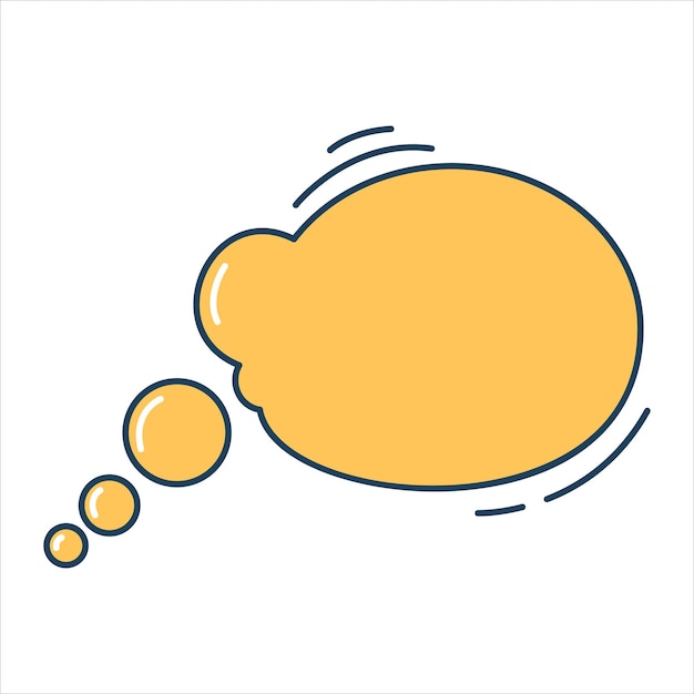 Vecteur icones de bulle de parole ressources graphiques sur la bulle de conversation bulle de parole en nuage vide