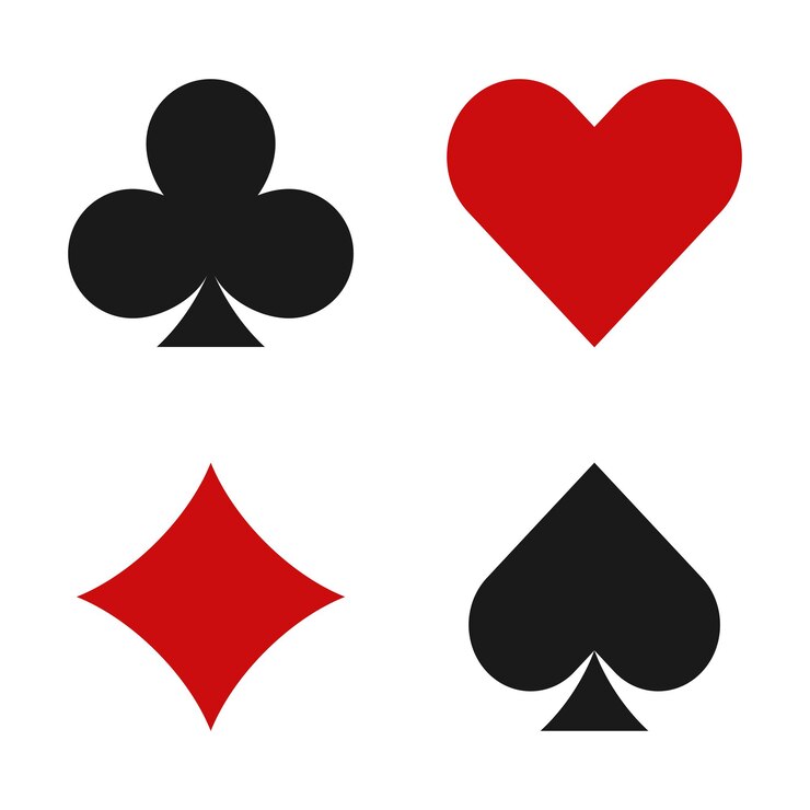 Vecteur icônes de cartes à jouer