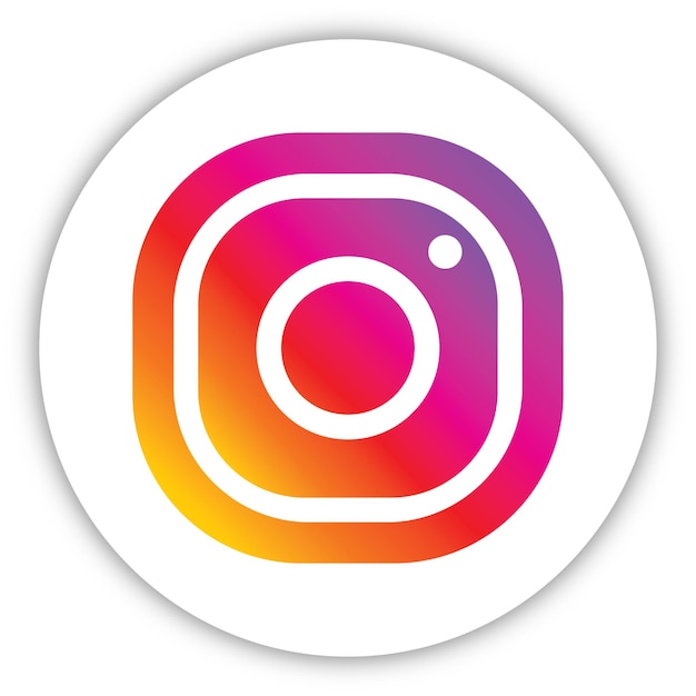 Vecteur les icônes de couleur d'instagram