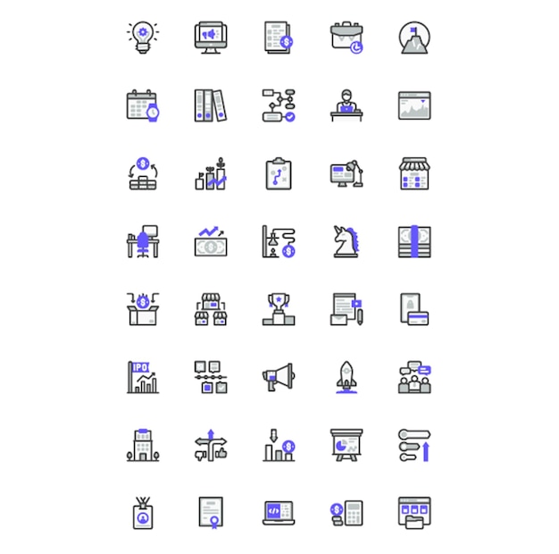 Les Icônes De Démarrage