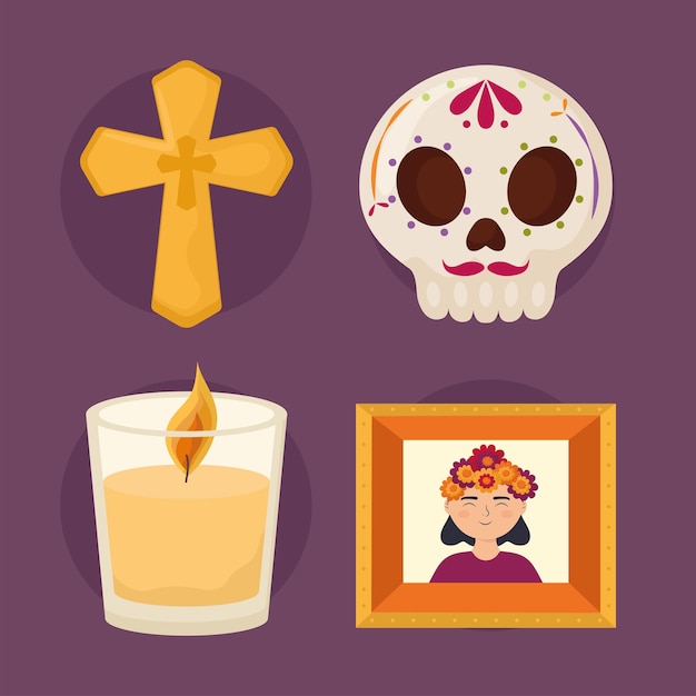 Icônes du jour de Muertos