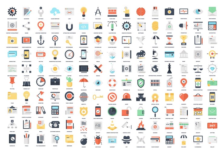 Les icônes du Web