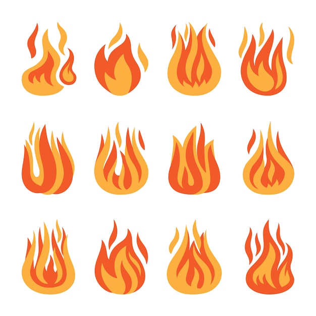 Icônes de feu