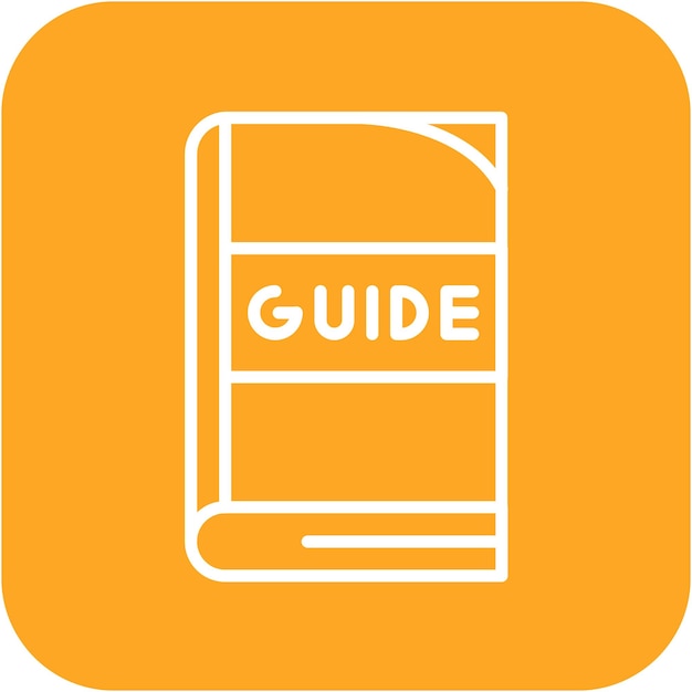 Les icônes de guides vectoriels peuvent être utilisées pour l'impression d'un ensemble d'icônes