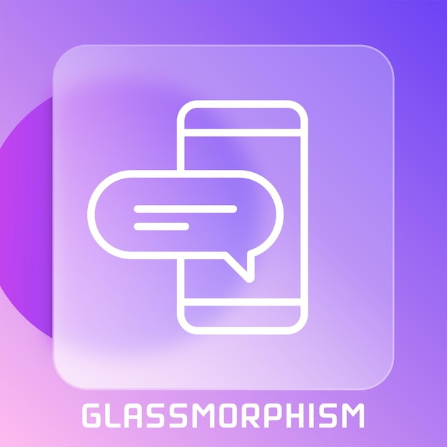 Icônes De Ligne De Périphérique Et De Technologie Icônes De Périphérique Glassmorphism Concept De Glassmorphism Icônes Web De Périphérique