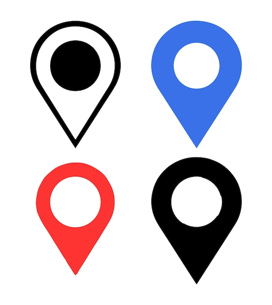 Les icônes de localisation
