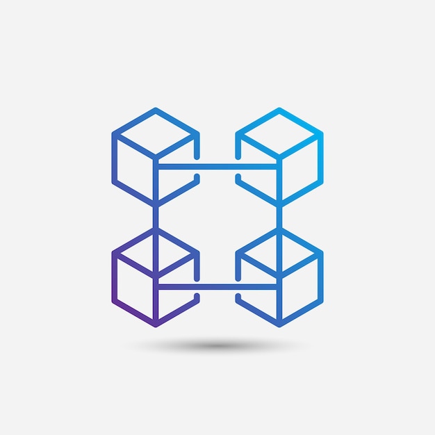 Icones ou logo de crypto-monnaie et de blockchain