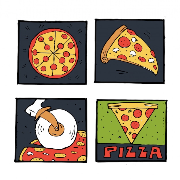 Icônes De Pizza