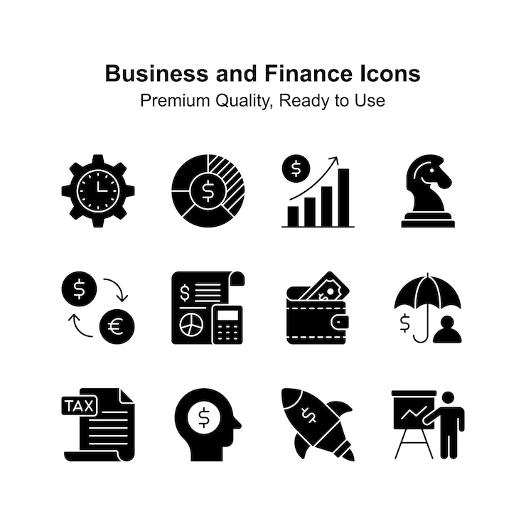 Vecteur les icônes premium des affaires et de la finance sont prêtes à utiliser des vecteurs