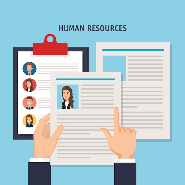 icônes de ressources humaines définies