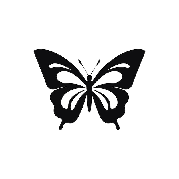 Les Icônes De La Silhouette De Papillon Les Illustrations Vectorielles