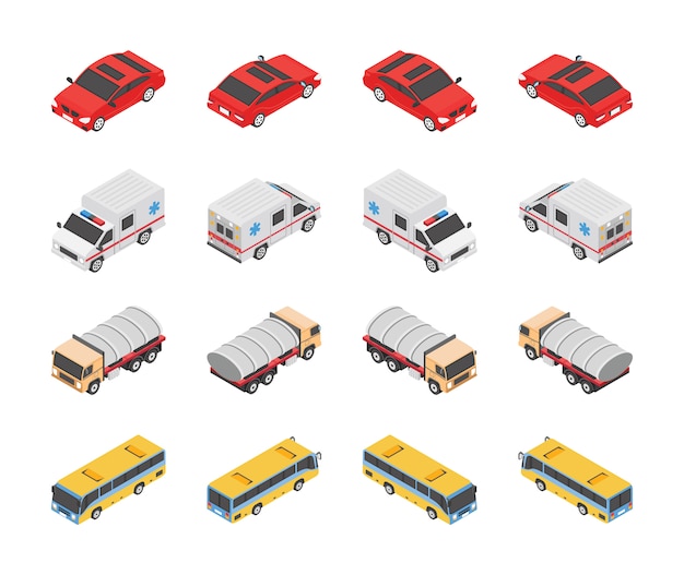 Icônes de type de transport