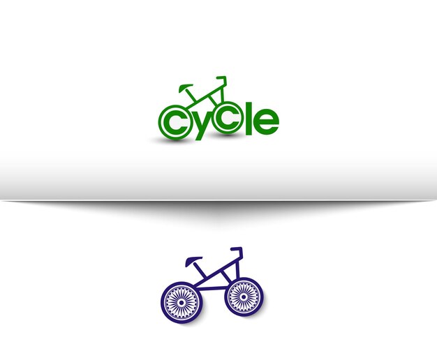 Icônes Web De Cyclisme Et De Vélo Et Logo Vectoriel