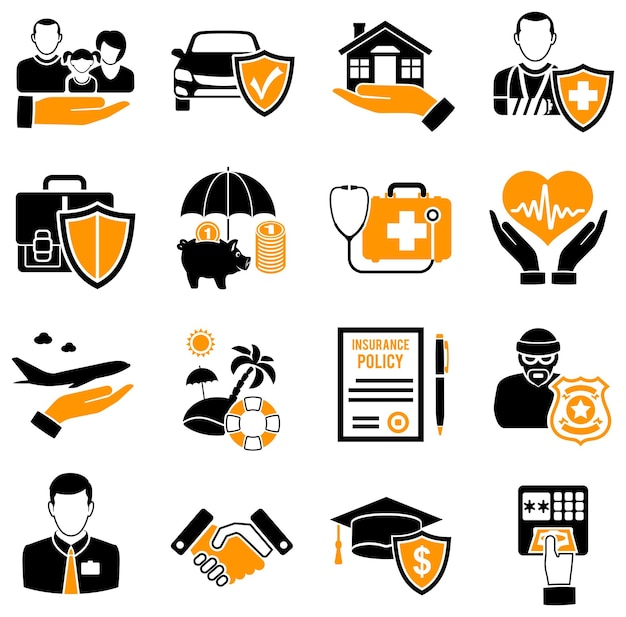 Icons Set assurance