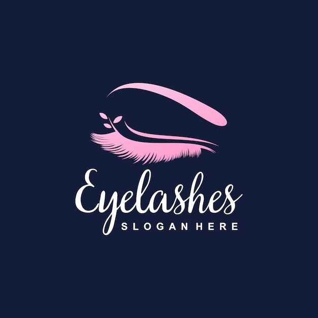 Idée De Logo De Cils Pour La Beauté Avec Un Style Moderne