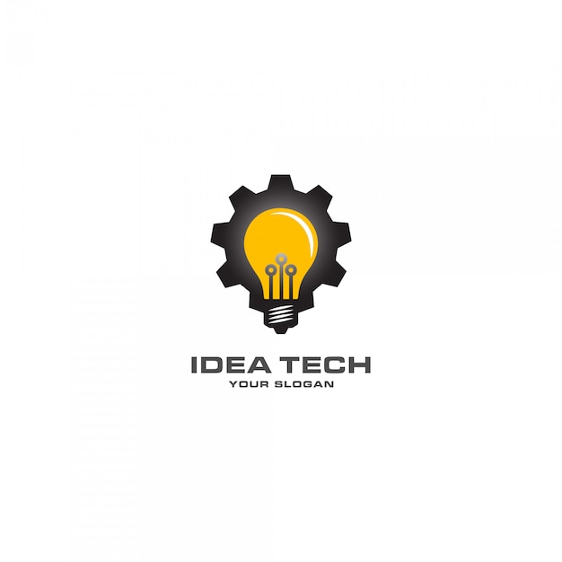 Idée Tech Avec Logo Lampe Mécanique