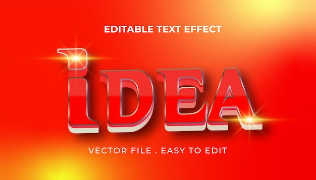 idée typographie effet de texte modifiable 3d style de modèle de dessin animé traditionnel