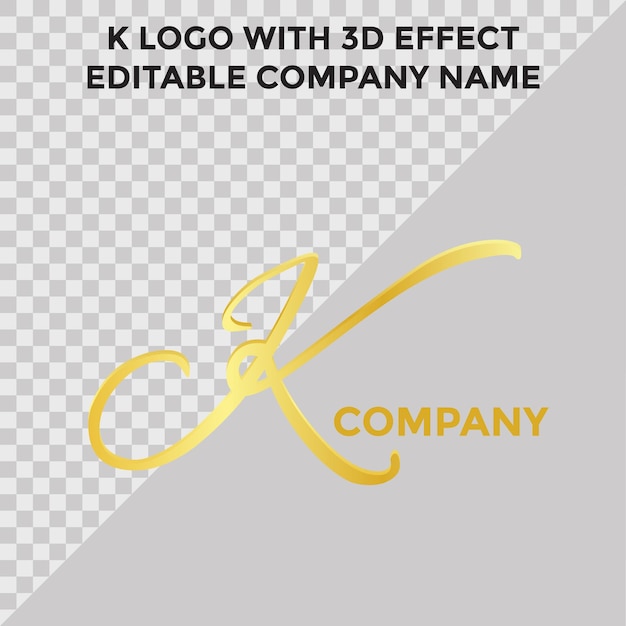 Identité De Marque Création De Logo Vectoriel D'entreprise K