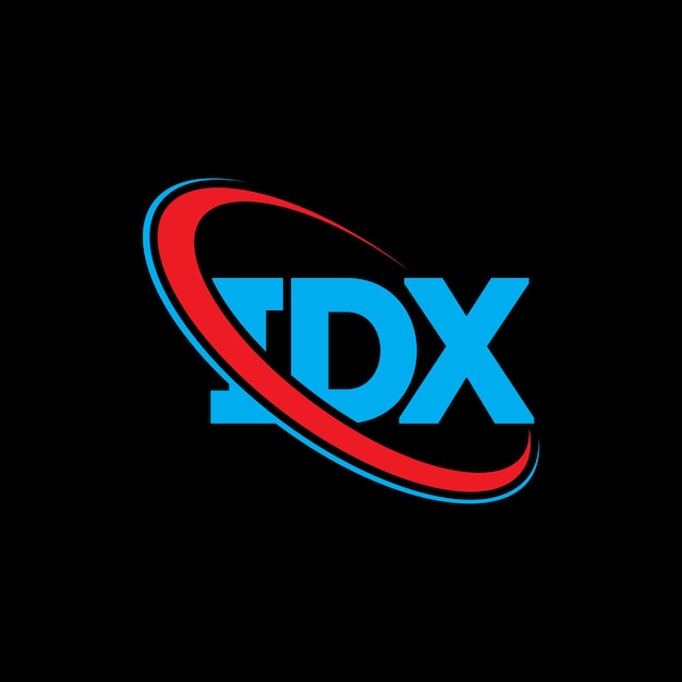 Idx Logo Idx Lettre Idx Lettre Logo Design Initiales Idx Logo Lié à Un Cercle Et à Une Majuscule Monogramme Logo Idx Typographie Pour Les Entreprises Technologiques Et La Marque Immobilière